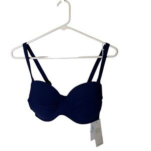 Rosa Faia NEW 32E‎ Navy Bikini Top